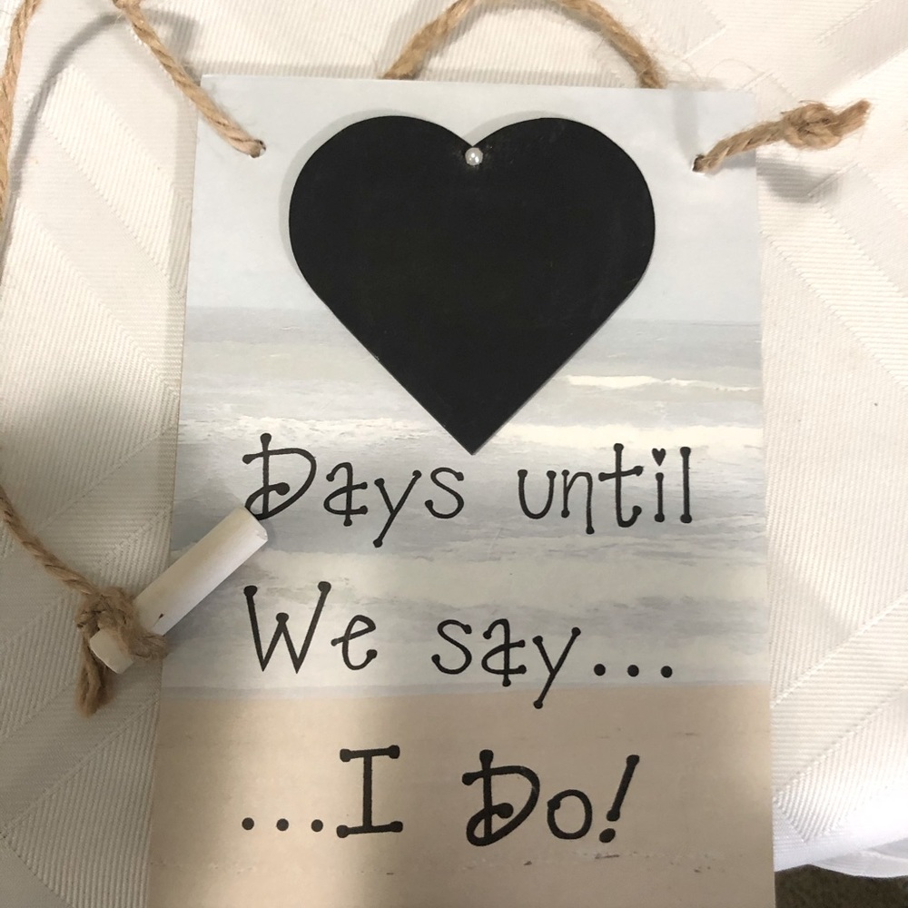 Until we say I do sign